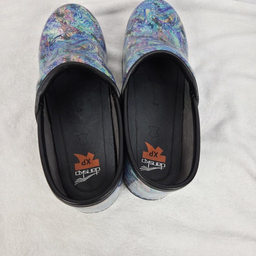 Dansko Womens XP 2.0 Swirl Patent Clog Size 40 US 9.5-10 - Picture 5 of 13